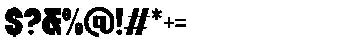 Morxin Modern Regular Font OTHER CHARS