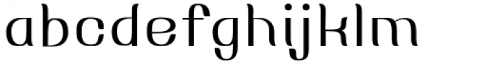 Mosang Thin Font LOWERCASE