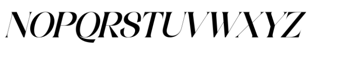 Mosbic Italic Font UPPERCASE