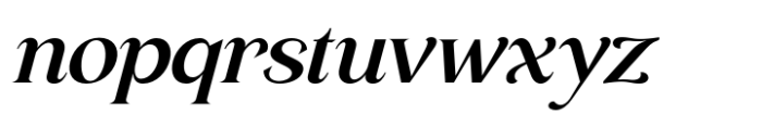Mosha Variable Bold Italic Font LOWERCASE