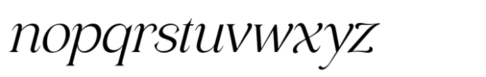 Mosha Variable Italic Font LOWERCASE
