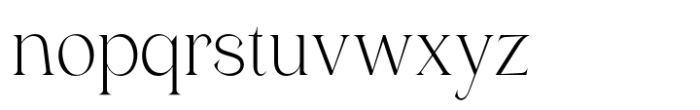 Mosha Variable Light Font LOWERCASE