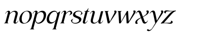 Mosha Variable Medium Italic Font LOWERCASE