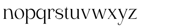 Mosha Variable Regular Font LOWERCASE
