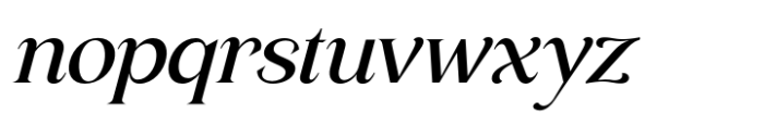 Mosha Variable Semi Bold Italic Font LOWERCASE