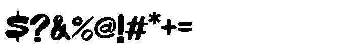 Moshpit Font OTHER CHARS