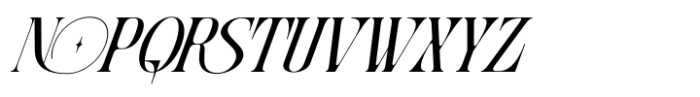 Moshra Italic Font UPPERCASE