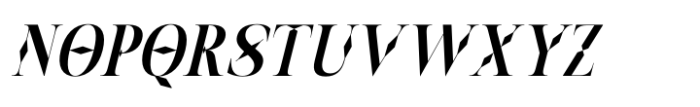 Moskice Italic Font UPPERCASE