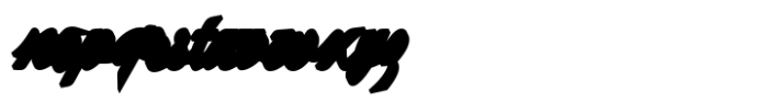 Moskovi Script Extrude Font LOWERCASE