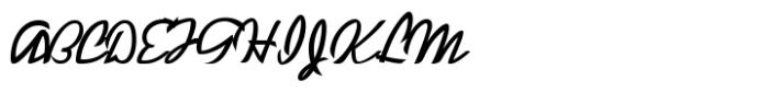 Moskovi Script Regular Font UPPERCASE