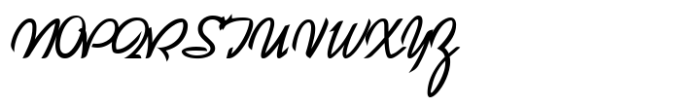 Moskovi Script Regular Font UPPERCASE