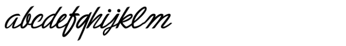 Moskovi Script Regular Font LOWERCASE