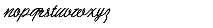 Moskovi Script Regular Font LOWERCASE