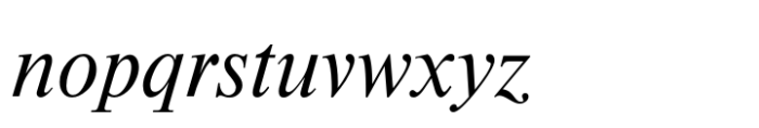 Moskva Pro Italic Font LOWERCASE