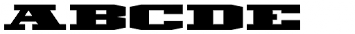 Mosler Fortress Font LOWERCASE