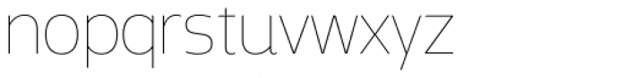 Mosse Thin Font LOWERCASE