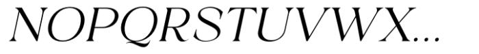 Mosseta Italic Font LOWERCASE