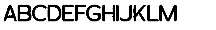Most Rather Rough Font UPPERCASE