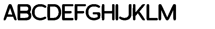 Most Rather Solid Font UPPERCASE