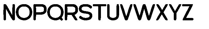 Most Rather Solid Font UPPERCASE