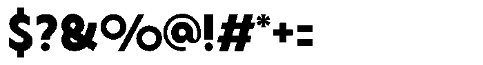 Moste Font OTHER CHARS