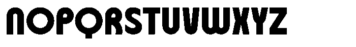 Moste Font UPPERCASE