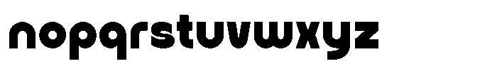 Moste Font LOWERCASE