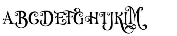 Mosteri Regular Font UPPERCASE