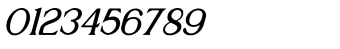 Mostical Oblique Font OTHER CHARS