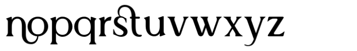 Mostical Regular Font LOWERCASE