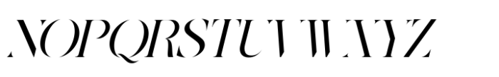 Mosting Italic Font UPPERCASE
