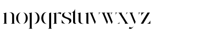 Mosting Regular Font LOWERCASE