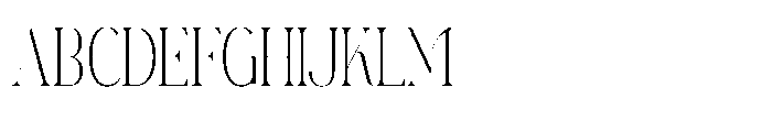 Mostlight Regular Font UPPERCASE