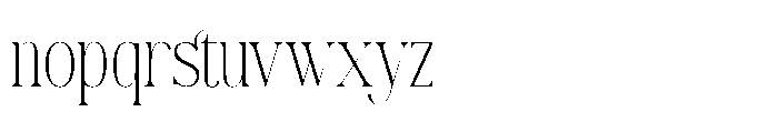 Mostlight Regular Font LOWERCASE