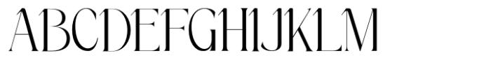 Mostly Bright Serif Font UPPERCASE