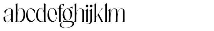 Mostly Bright Serif Font LOWERCASE