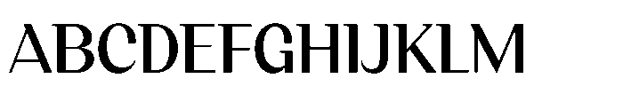 Mostre Regular Font UPPERCASE