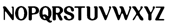 Mostre Rough Font UPPERCASE