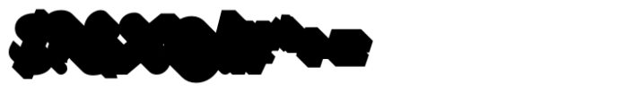 Mostyn  Bold Shadow Font OTHER CHARS
