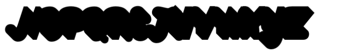 Mostyn  Bold Shadow Font UPPERCASE