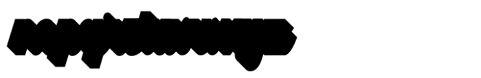 Mostyn  Bold Shadow Font LOWERCASE