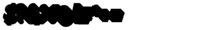 Mostyn  Extra Black Shadow Font OTHER CHARS