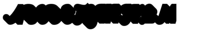 Mostyn  Extra Black Shadow Font UPPERCASE