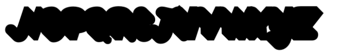 Mostyn  Extra Bold Shadow Font UPPERCASE