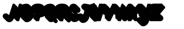 Mostyn  Medium Shadow Font UPPERCASE