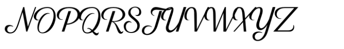 Mostyn  Regular Font UPPERCASE