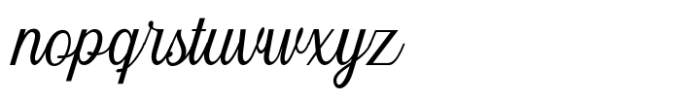 Mostyn  Regular Font LOWERCASE