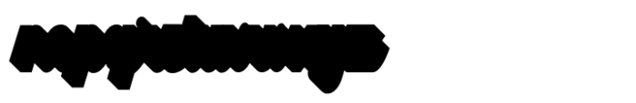 Mostyn  Semi Bold Shadow Font LOWERCASE