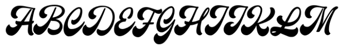 Moswald Font UPPERCASE