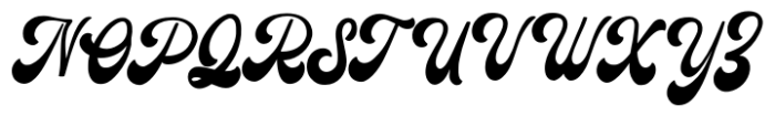 Moswald Font UPPERCASE